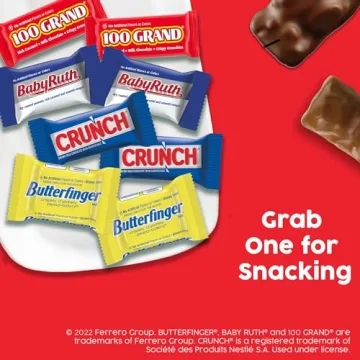 Mini Assorted Candy Bars for Halloween, 80 Count