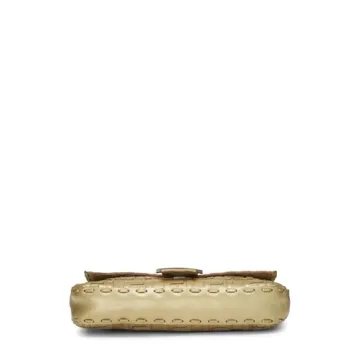 Fendi Gold Zucca Embroidered Handbag - Pre-Loved Style