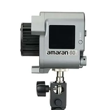 Aputure Amaran COB 60D 60W LED Video Light, 60W CRI 96+ TLCI 96+ 5600k Bowens Mount Light, Illumination up to 45000lux @ 1m, 8 Light Effects, Multiple Power Supply Methods, APP Control