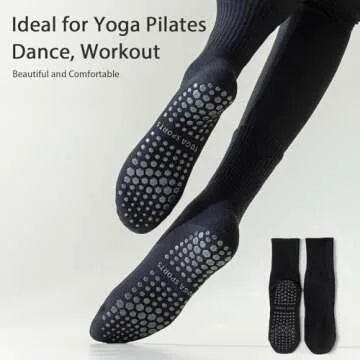 SpringPlus Grip Socks - Non Slip Yoga Socks for Women