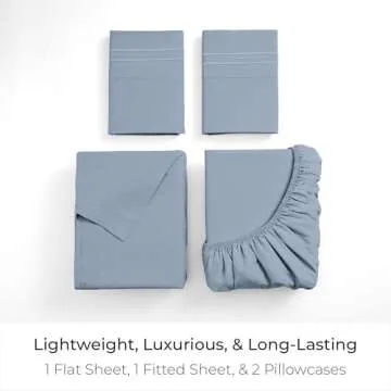 Mellanni King Sheets Set - Luxury Soft, Cooling Bed Sheets