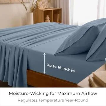 Mellanni King Sheets Set - Luxury Soft, Cooling Bed Sheets