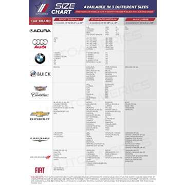 Autoamerics 2-Piece Windshield Sun Shade - Metallic Red Foldable Car Front Window Sunshade for Most Cars SUV Truck Heat Blocker Visor Protector Blocks Max UV Rays and Keeps Your Vehicle Cool - Medium