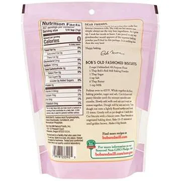 Bob's Red Mill Baking Powder 14 Ounce Double Acting Baking Powder No Added Aluminum Bundle with Swivel Measuring Spoons by Westkitch