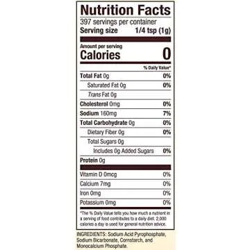 Bob's Red Mill Baking Powder 14 Ounce Double Acting Baking Powder No Added Aluminum Bundle with Swivel Measuring Spoons by Westkitch