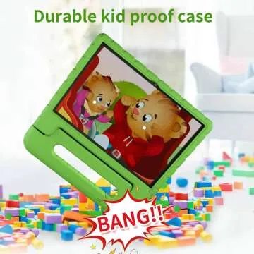 JREN Kids Tablet 10" - 4GB RAM, 64GB Storage, Green