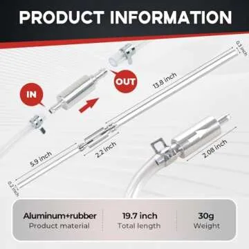 Medech Brake Bleeder Hose for Cars and Motorcycles Kit