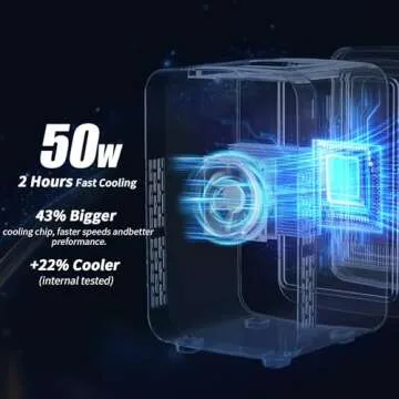 YASHE Mini Fridge, 4 Liter/6 Cans Small Refrigerator for Skincare, 110V AC/ 12V DC Thermoelectric Cooler and Warmer for Drink Office Dorm Bedroom Car, White