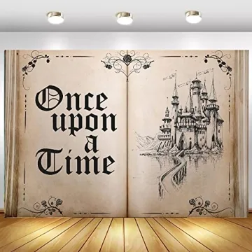 Fairy Tale Books Backdrop 7x5FT for Weddings and Parties