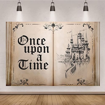 Fairy Tale Books Backdrop 7x5FT for Weddings and Parties