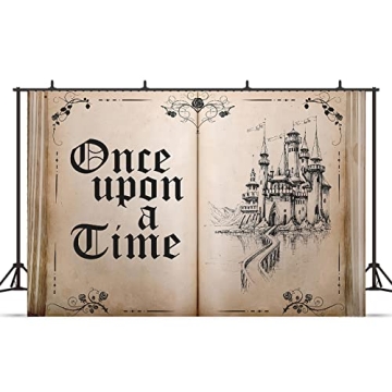Fairy Tale Books Backdrop 7x5FT for Weddings and Parties