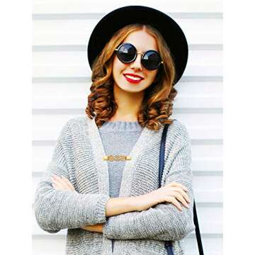 Elegant Jetec Vintage Shirt Clips for Women - 3 Pcs