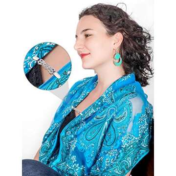 Elegant Jetec Vintage Shirt Clips for Women - 3 Pcs