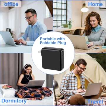 96W USB C Laptop Charger for All USB Type C Devices