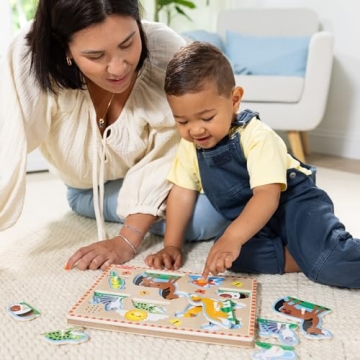 Melissa & Doug Pets Sound Puzzle With Animal Sounds For Kids