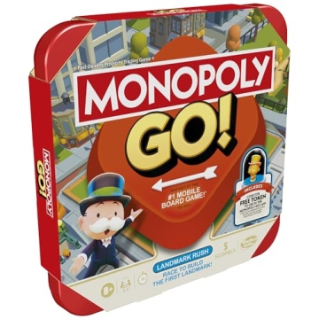 Monopoly GO! Fast-Paced Board Game for All Ages