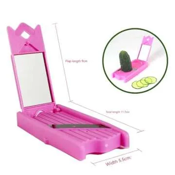 ZEHRAI Cucumber Slicer Set - Fun & Functional Kitchen Tool