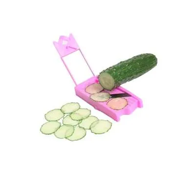 ZEHRAI Cucumber Slicer Set - Fun & Functional Kitchen Tool