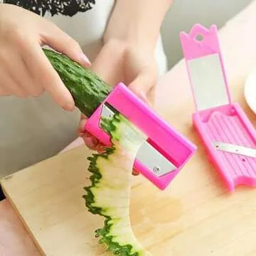 ZEHRAI Cucumber Slicer Set - Fun & Functional Kitchen Tool