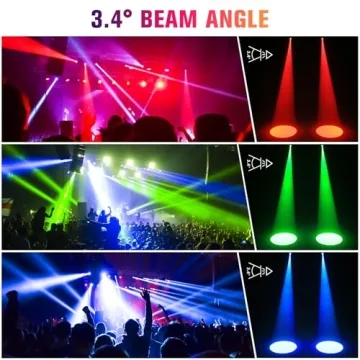 20W RGBW Pinspot Light with Remote for Events