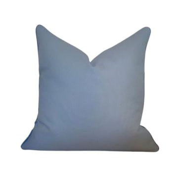 Elegant Jillien Harbor Blue Pillow Cover - Grandmillennial Design, Premium Quality