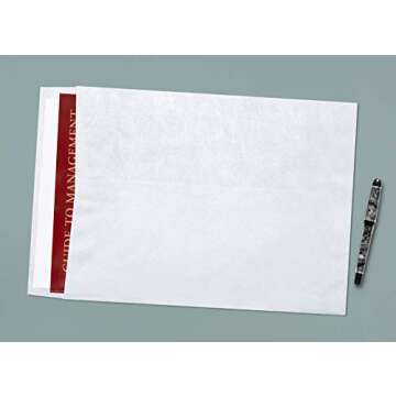 Tyvek Envelopes –Strong Lightweight Professional Shipping Mailer w/Tear-Resistant EnDoc™ Tyvek® Construction & Easy Self Seal Closure – Bright White DuPont – Bulk Pack of 15 – 12x15 1/2