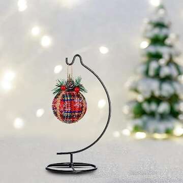 Sturdy Maibloln Ornament Display Stand for Home Decor