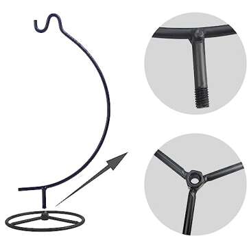 Sturdy Maibloln Ornament Display Stand for Home Decor