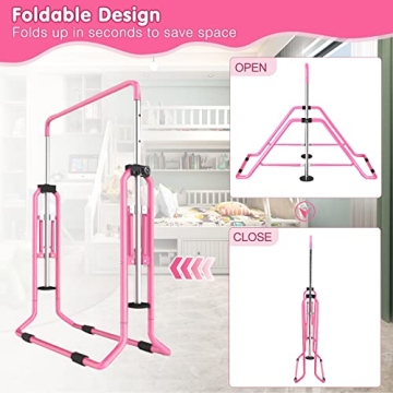 Slsy Adjustable Gymnastics Bars for Kids Training Home