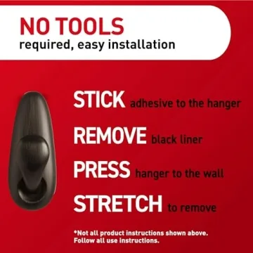 Command 5 lb Hooks - Easy Damage-Free Hanging Solutions