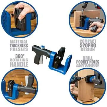 Kreg Pocket-Hole Jig 520PRO with Starter Screw Kit