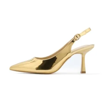 Elegant Dove Gold Slingback Heels for Any Occasion