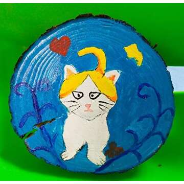 Rustic Wood Slices for DIY Crafts and Decorations