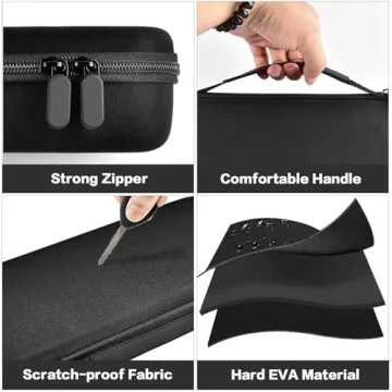 Compact Skin Care Tools Case for High Frequency Wands