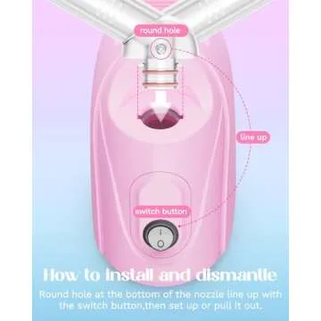 Wavytalk Facial Steamer for Home Spa and Skin Care