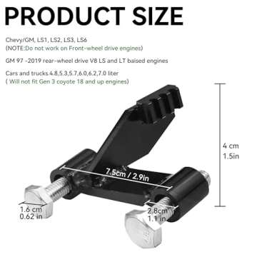 Bentolin LS Flywheel Locking Tool Flexplate Flywheel Holder Compatible with Engine Chevy LS 1 2 3 LSX