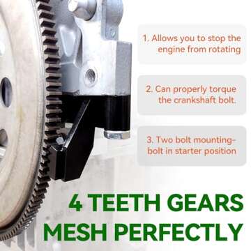 Bentolin LS Flywheel Locking Tool Flexplate Flywheel Holder Compatible with Engine Chevy LS 1 2 3 LSX