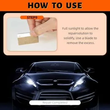 LOMEEN Windshield Repair Kit - High Efficiency Glass Repair Fluid