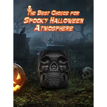 Dashamce Skull Planter Dish for Halloween and Home Decor