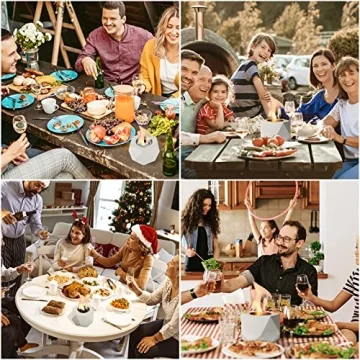 KIZZBY Tabletop Fireplace - Elegant Indoor Outdoor Decor