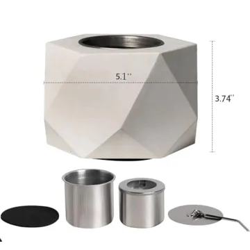 KIZZBY Tabletop Fireplace - Elegant Indoor Outdoor Decor