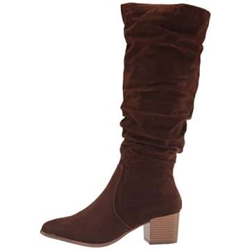 Shop Amazon Essentials Women's Tall Block Heel Boots Online