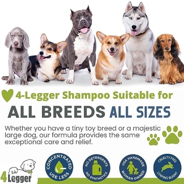Organic Dog Shampoo for Soft & Shiny Fur - 16 oz