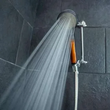 AquaYouth Vitamin C Handheld Shower Head | Built-in Vitamin C + Ceramic Balls Reduces Chlorine & Chloramine, While Improving Skin and Hair Health