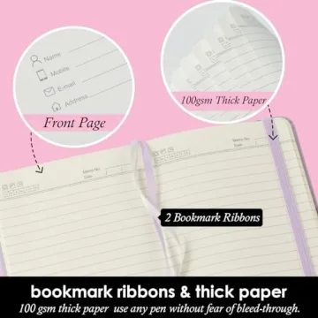 NIRMIRO Small Notebook Journal for Stylish Note-Taking