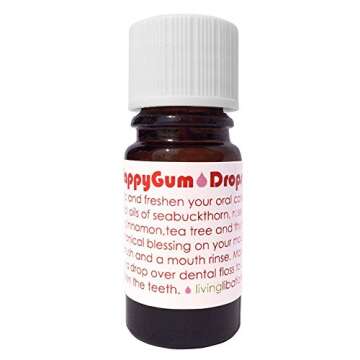 Living Libations - Organic Happy Gum Drops Tooth Serum for Clean Smiles | Natural, Wildcrafted, Vegan Clean Beauty (0.5 fl oz | 15 ml)