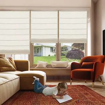 Custom Cordless Linen Roman Shades for Any Home