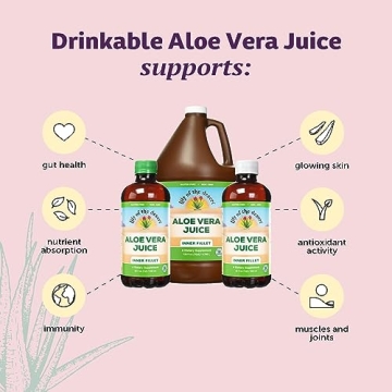 Lily Of The Desert Aloe Vera Juice for Gut Health and Glowing Skin