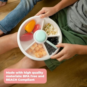 GoBe Kids Snack Spinner - Fun Portable Snack Container