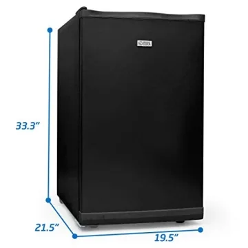 Upright Freezer 2.8 Cu Ft - Reversible Door, Black